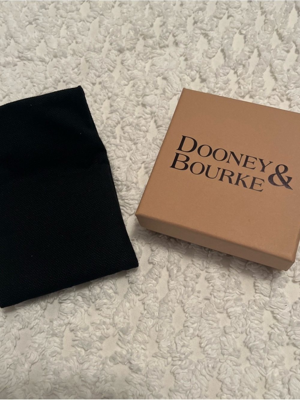 Dooney & Bourke Box and Black Accessory Pouch